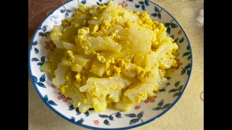 苦瓜炒旦*萍姊