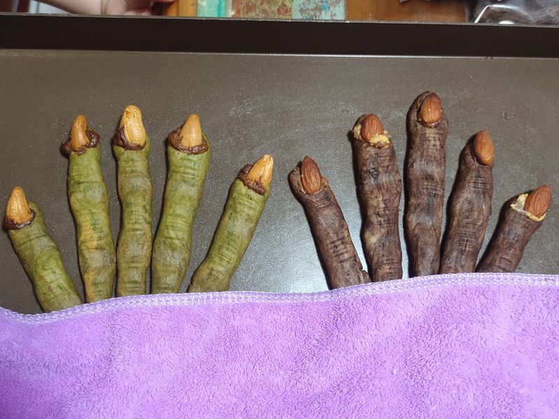 巫婆手指餅乾