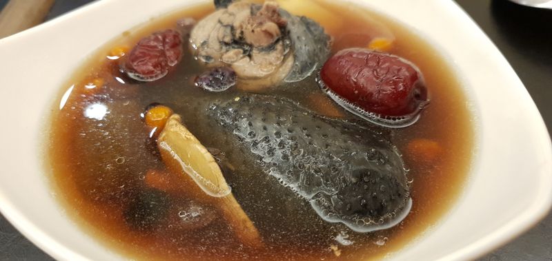 蔭瓜烏骨雞湯