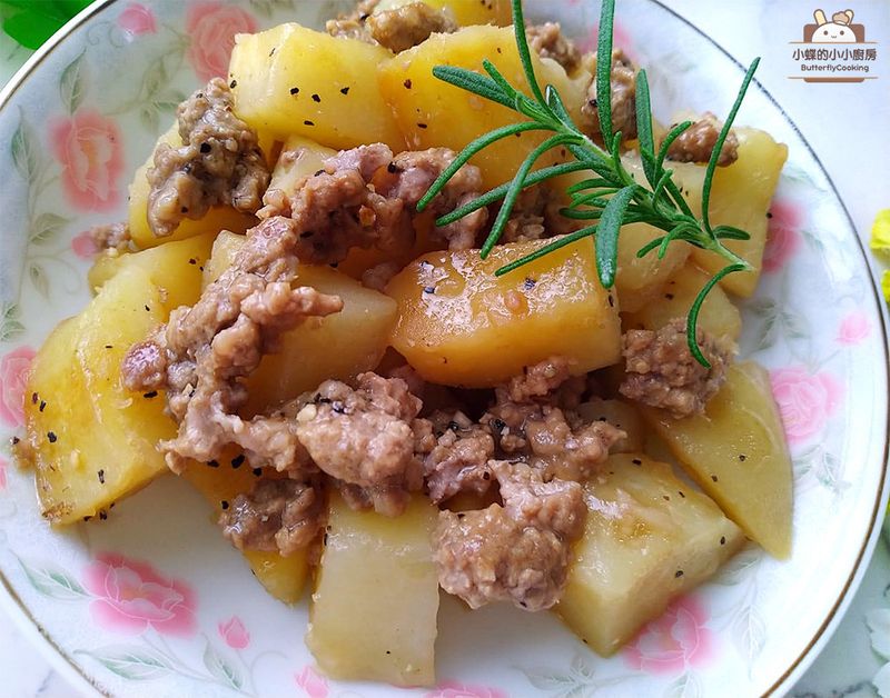 和風馬鈴薯肉末★和風美味家常菜