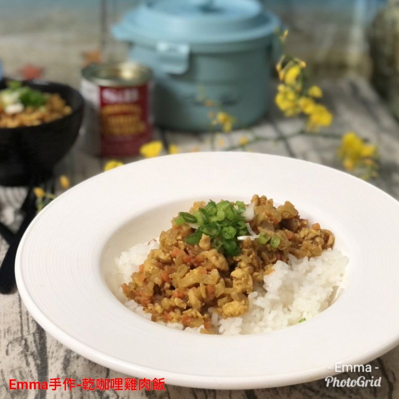 乾咖哩雞肉飯