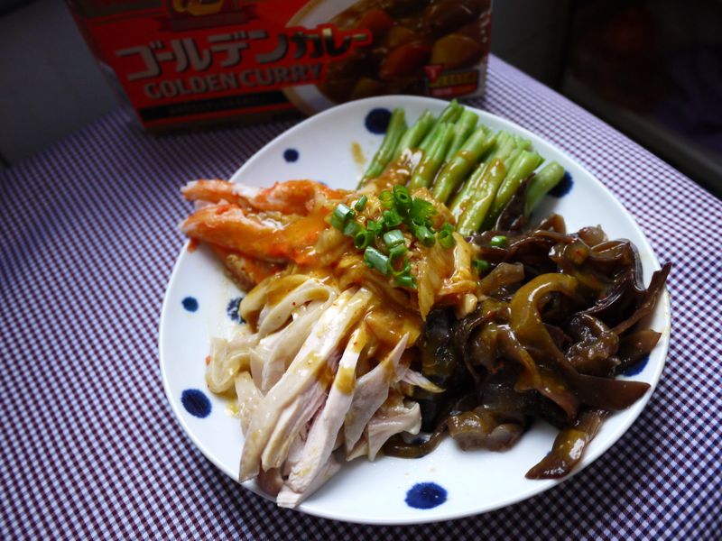 泡菜雞絲咖哩