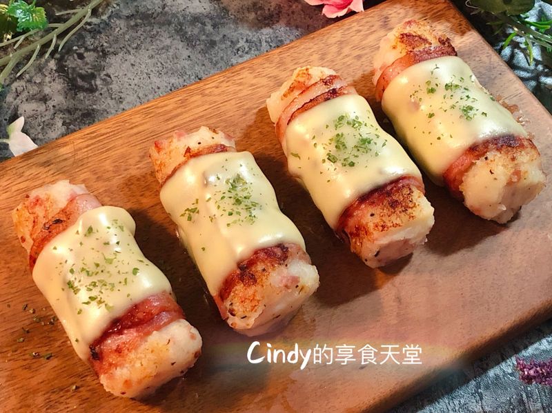 🏆超人氣秒殺料理~🧀起司馬鈴薯培根捲