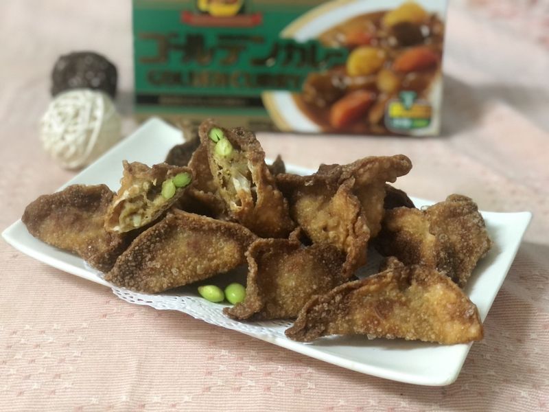咖哩鮪魚餃