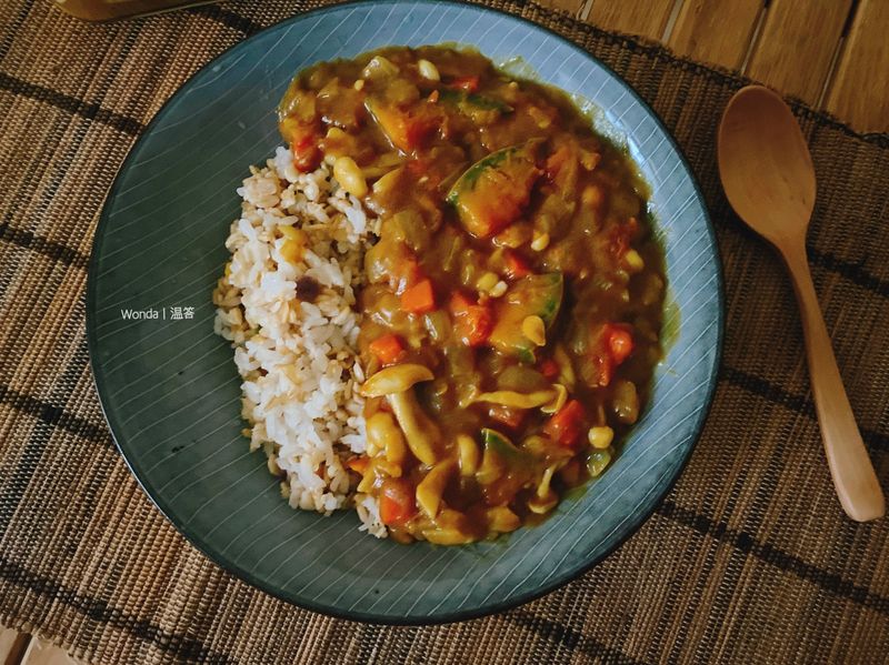 南瓜咖哩｜素食一鍋到底