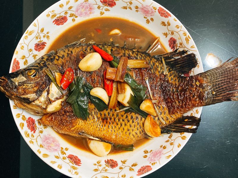 台灣鯛半煎煮