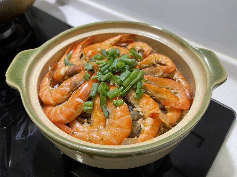 鮮蝦粉絲煲