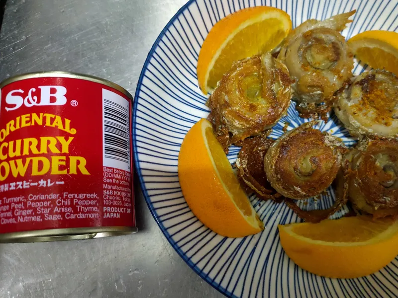 煎咖哩白帶魚