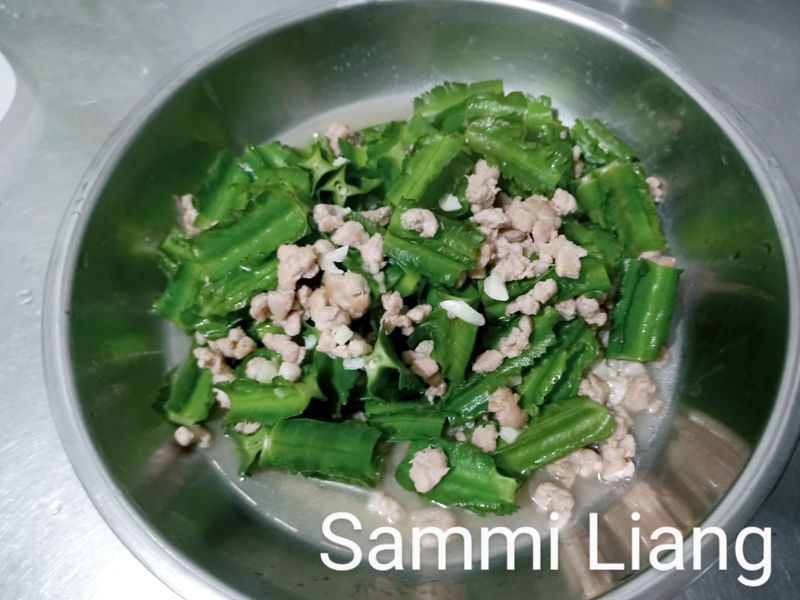 翼豆炒肉末