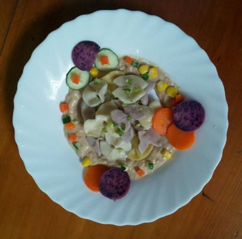 美圓黃醬彩薯益大力蝴蝶麵