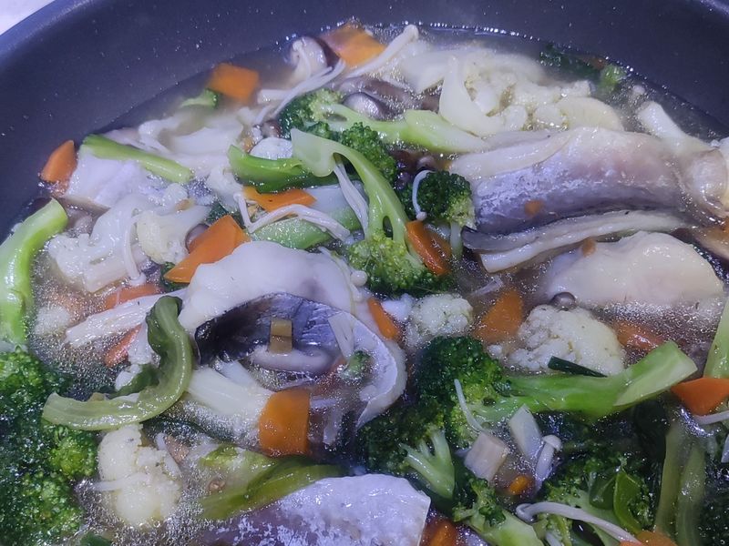魚片燴飯