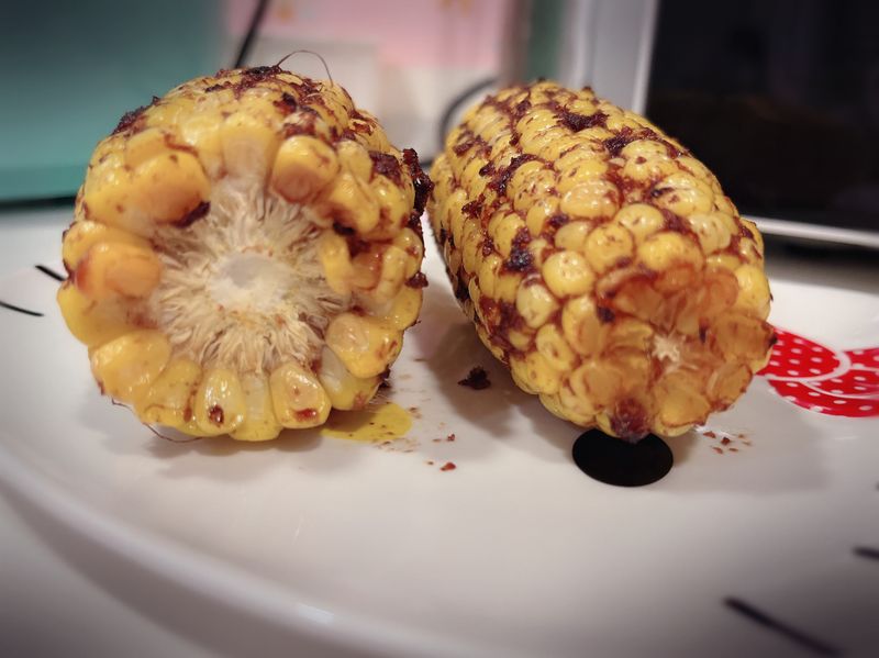 超好吃的沙茶玉米🌽 夜市 烤玉米