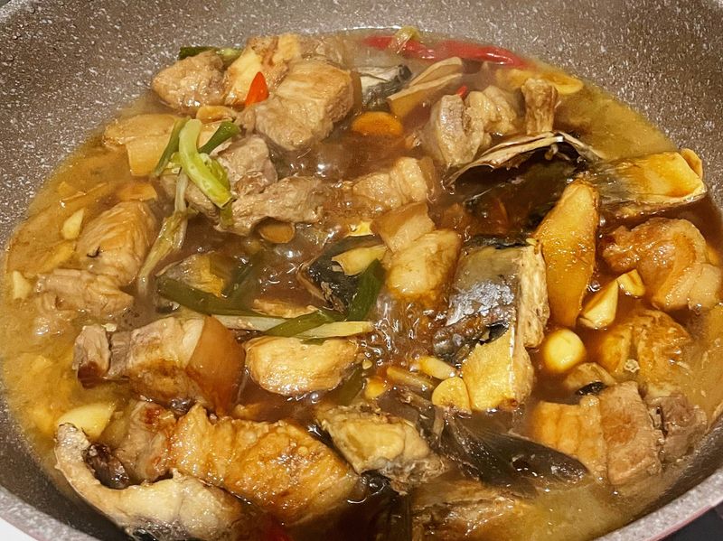 五花肉鹹魚~超下飯