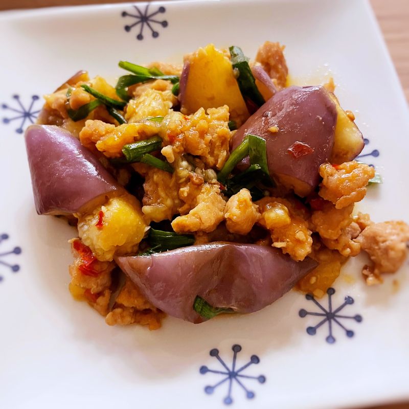 味噌麻婆茄子