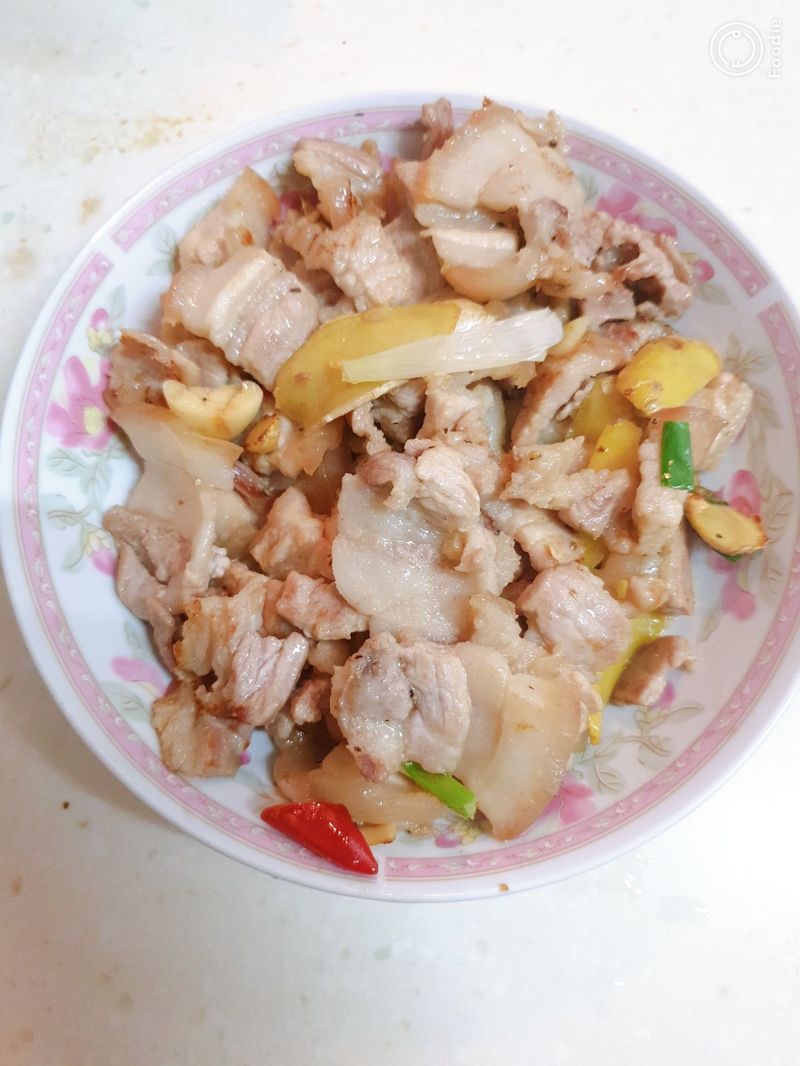 嫩薑炒五花