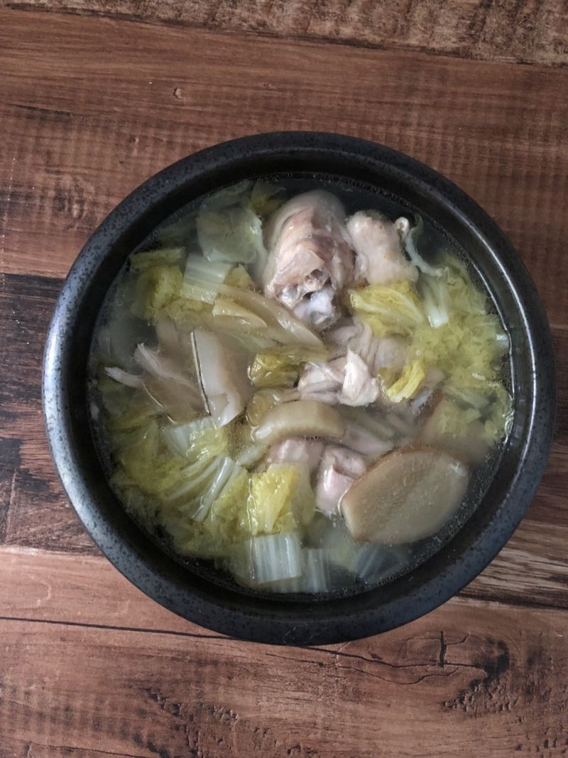 鹹菜(酸菜)雞湯