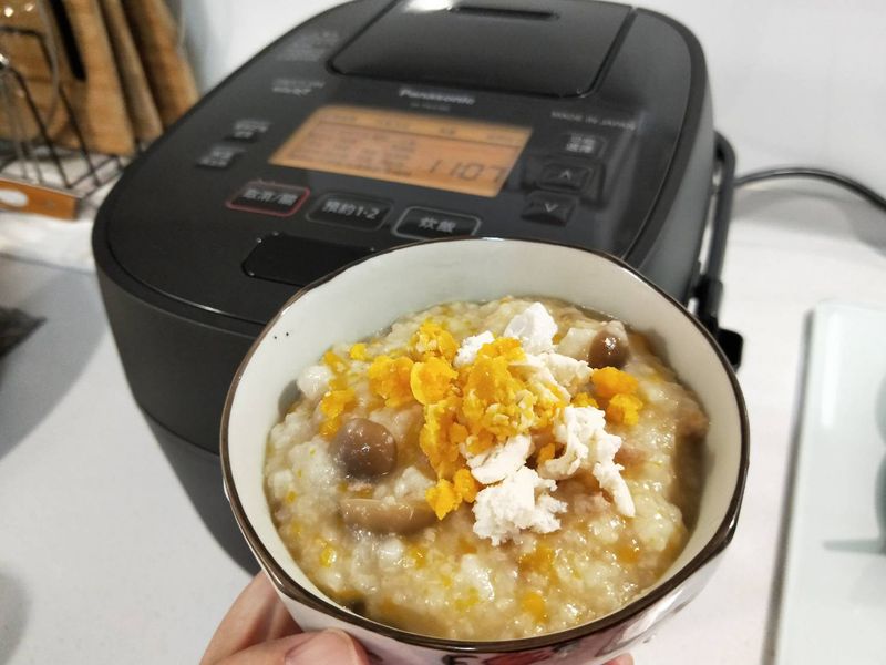 南瓜菇菇粥Panasonic IH電子鍋