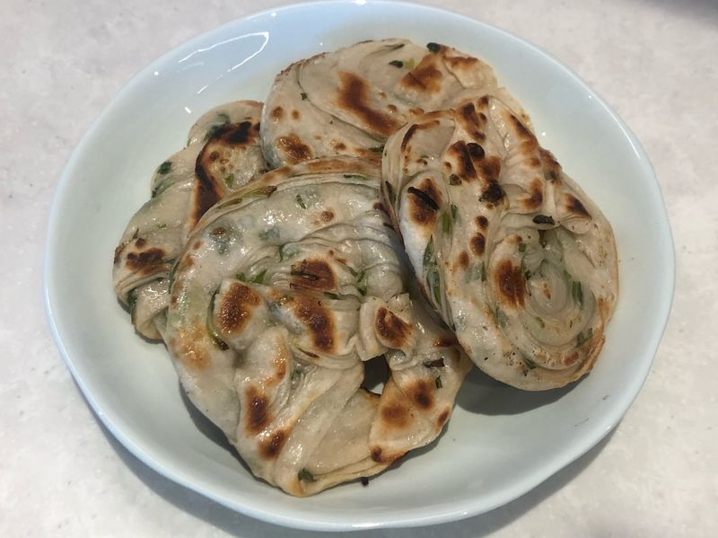 餃子皮葱油餅🫓