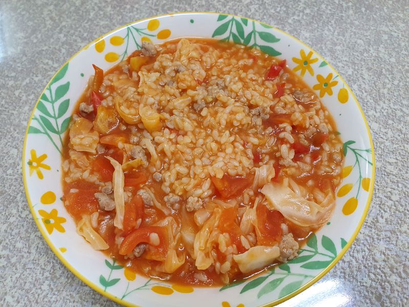 蕃茄豬肉燉飯