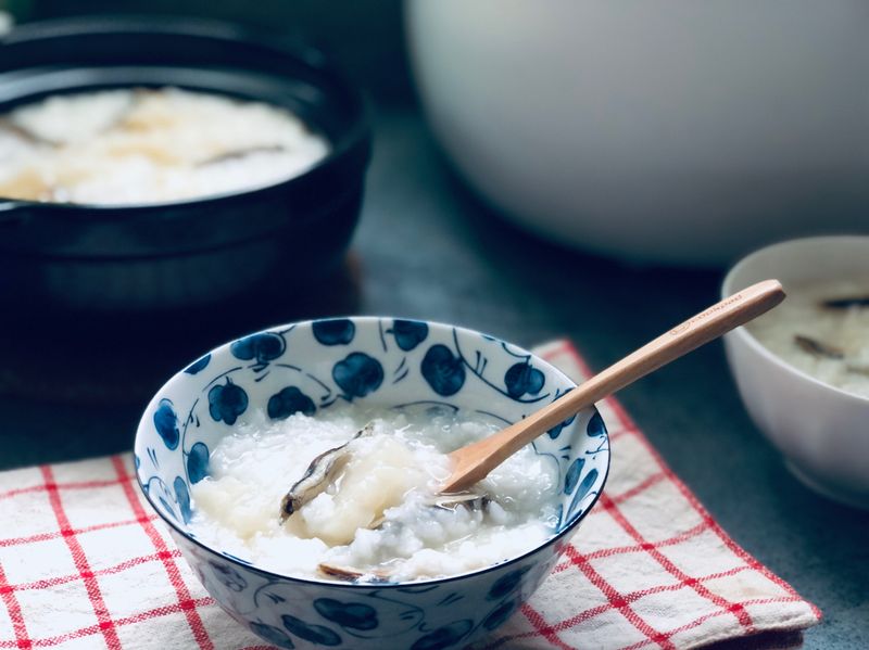 苦瓜小魚粥