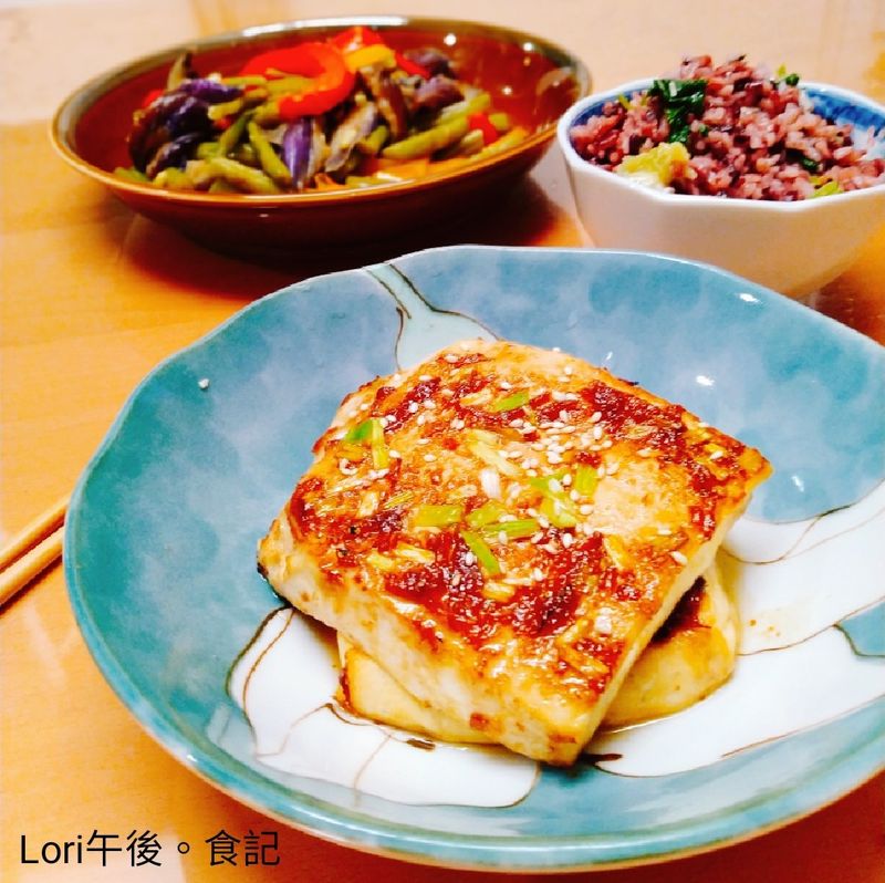 醬烤豆腐+辣味增時蔬