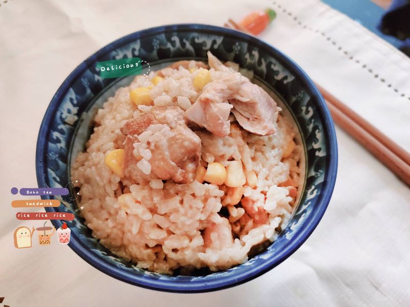 養生猴頭菇雞肉炊飯