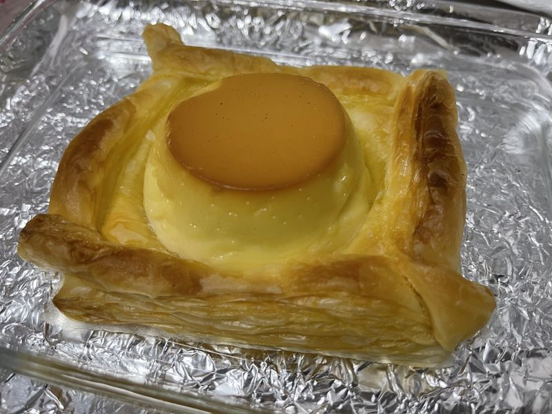 零廚藝烤布丁
