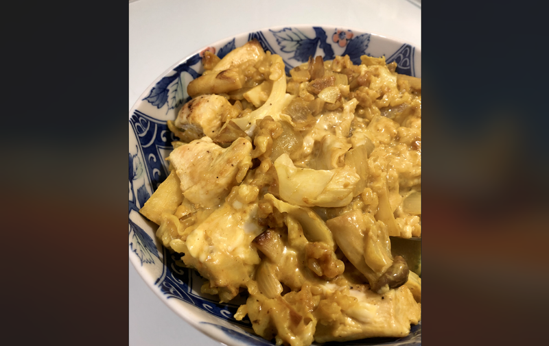 咖哩奶香燉飯