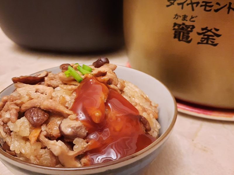 香噴噴古早味油飯(電子鍋版)