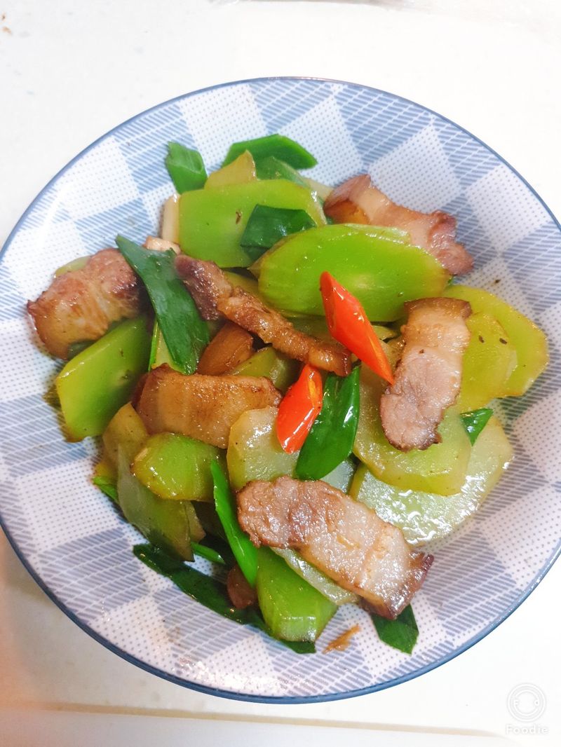 萵筍炒臘肉