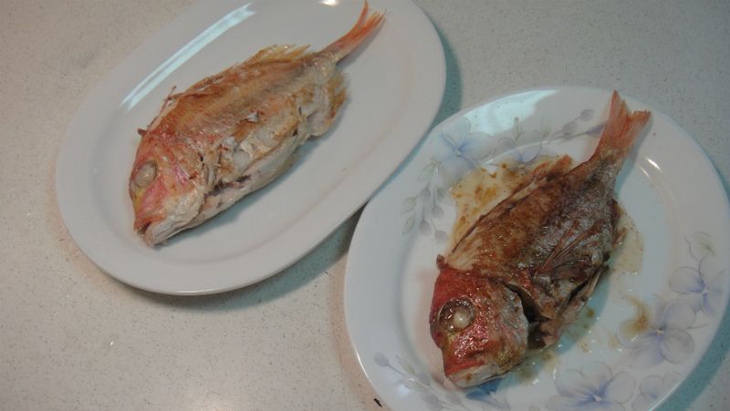 夫妻 雙煎魚 清煎、卜醬油