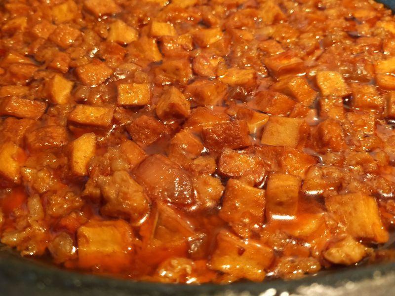 香豆干炸醬