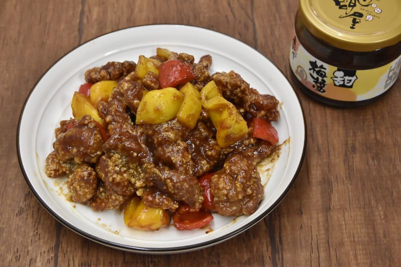 新年料理|梅醬炒糖醋肉|甜梅醬