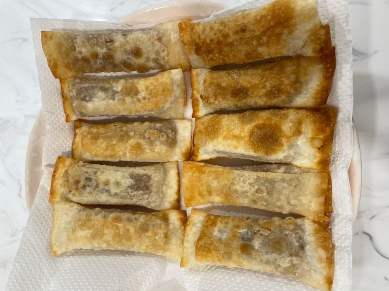 餛飩皮炸年糕