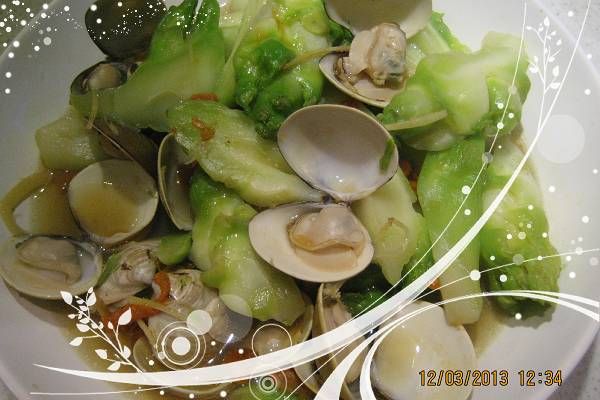 麗娟烘焙屋~~薑絲蛤蜊娃娃菜