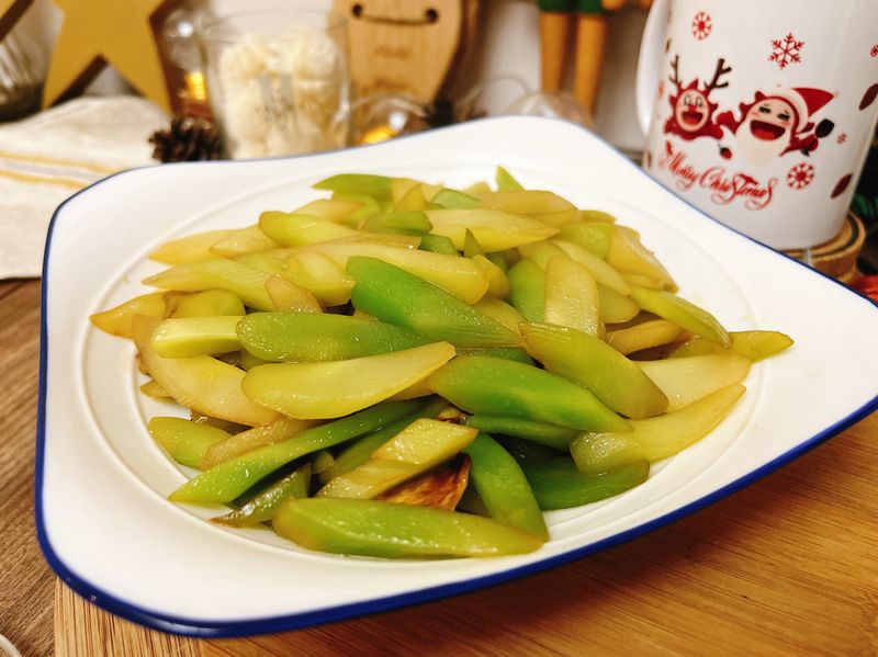 蒜炒菜心