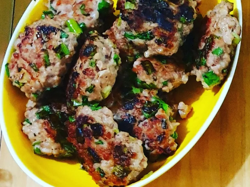 Q彈多汁低醣低GI蔥肉餅