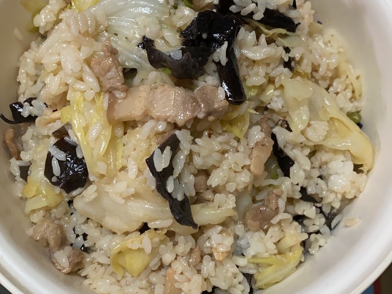 簡易高麗菜飯