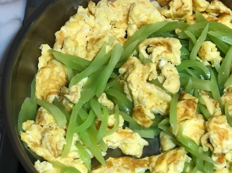 菜心炒蛋
