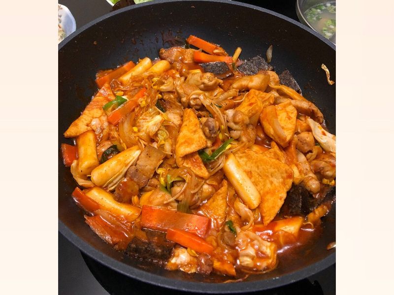 辣炒雞