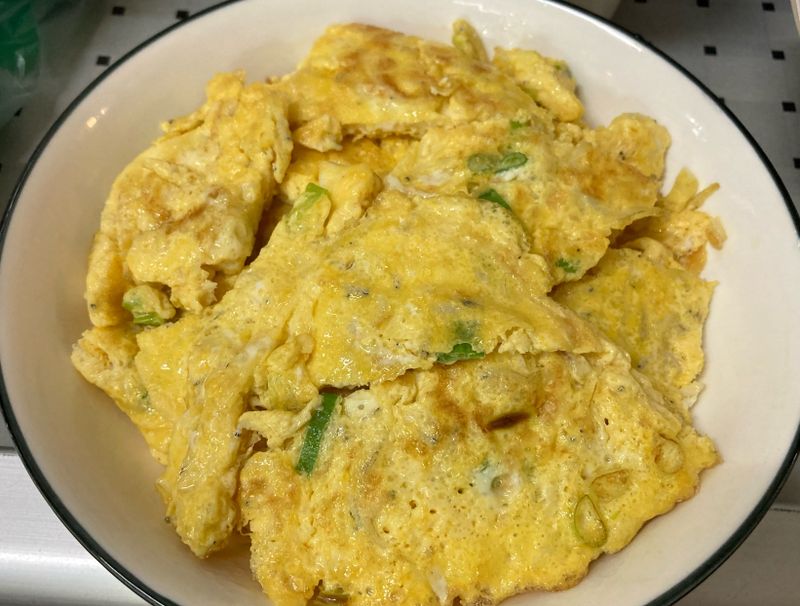 吻仔魚煎蛋