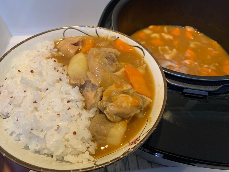 雞肉咖哩飯|飛利浦萬用鍋