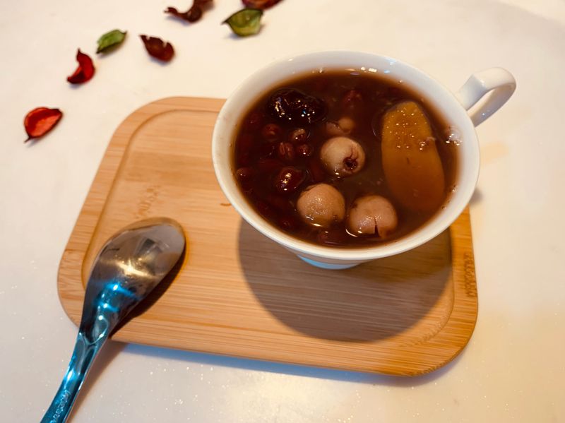 黑糖紅豆蓮子湯(免浸泡)|飛利浦萬用鍋