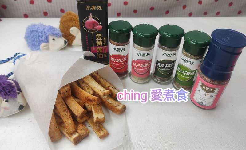 自製小零嘴-酥脆蔥香吐司條