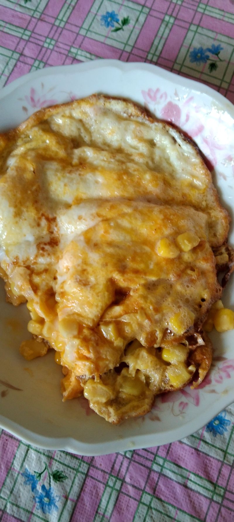 玉米煎蛋