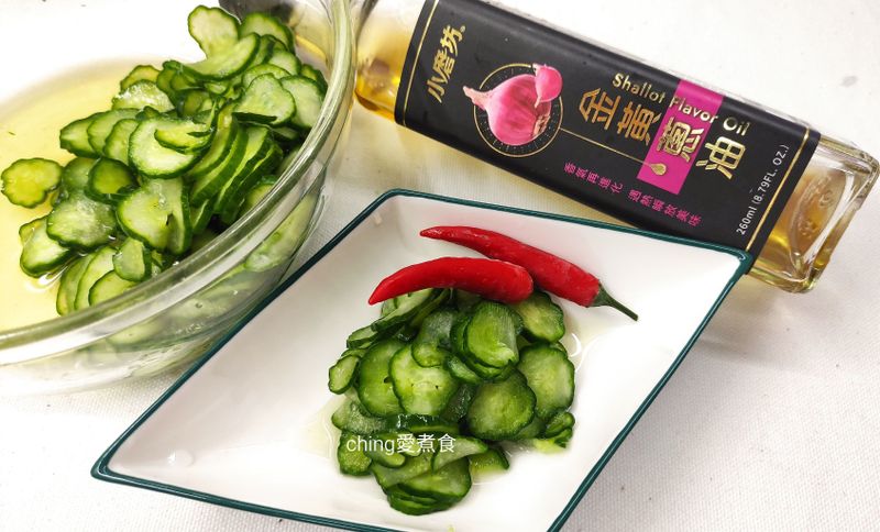 10分鐘上菜-蔥香涼拌酸甜小黃瓜