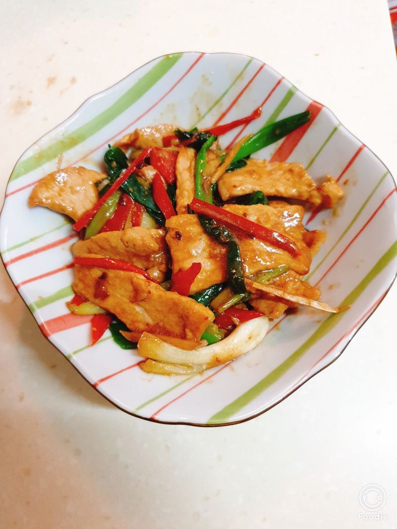 蔥燒豬肉
