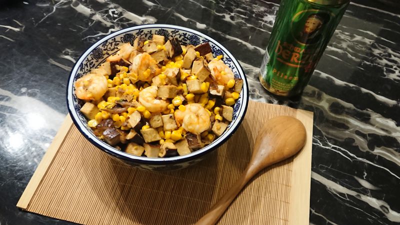 大黑干玉蝦燒