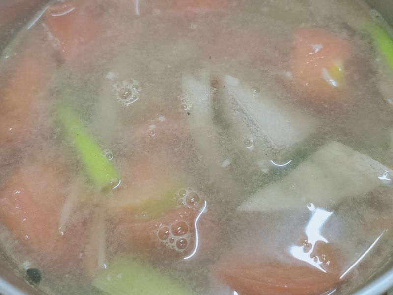 番茄豬肝湯