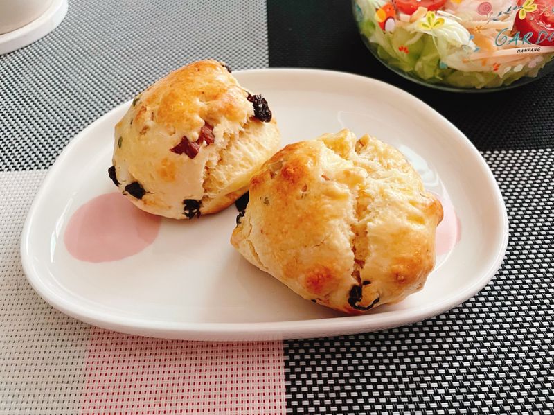 ❤️堅果葡萄乾麵包❤️鬆餅粉應用❤️